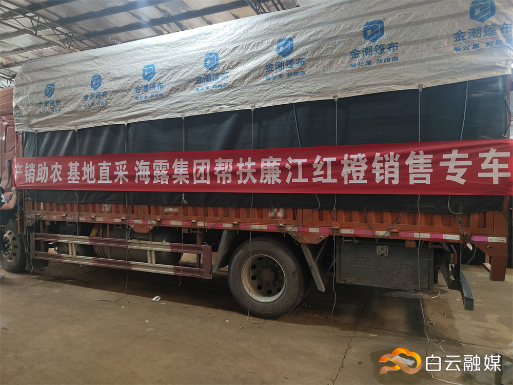海露集团-廉江红橙销售专车
