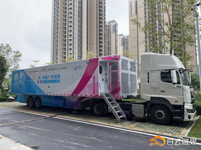 广东图盛超高清创新中心有限公司打造的国内首台国产5G+8K转播车。