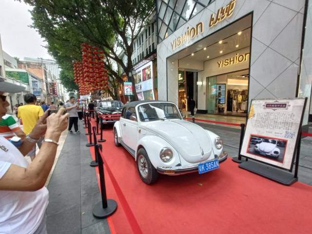 白色敞篷甲壳虫