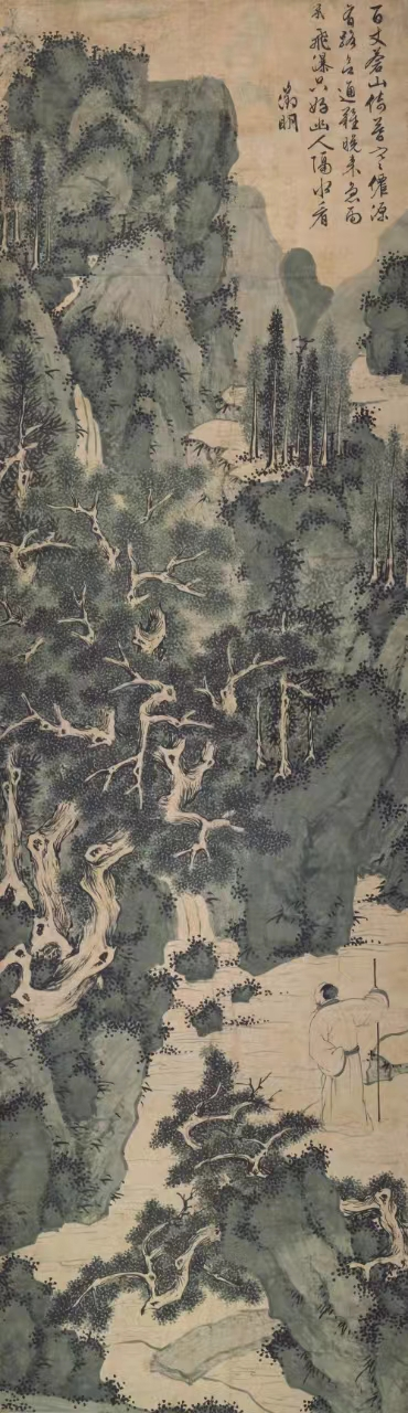 图片5晚来急雨添飞瀑图