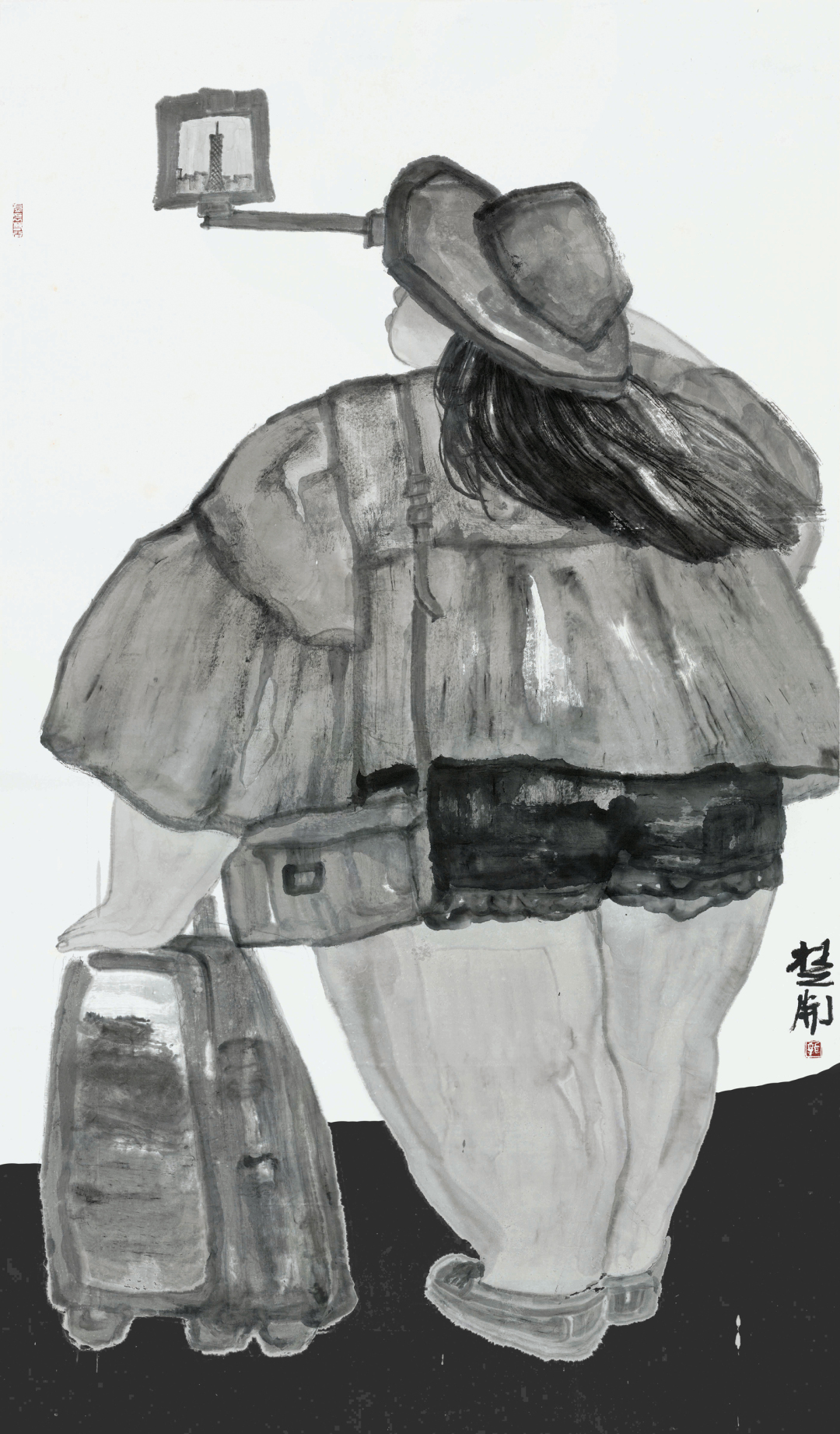 郭楚开《美丽广州》203x119cm2023年