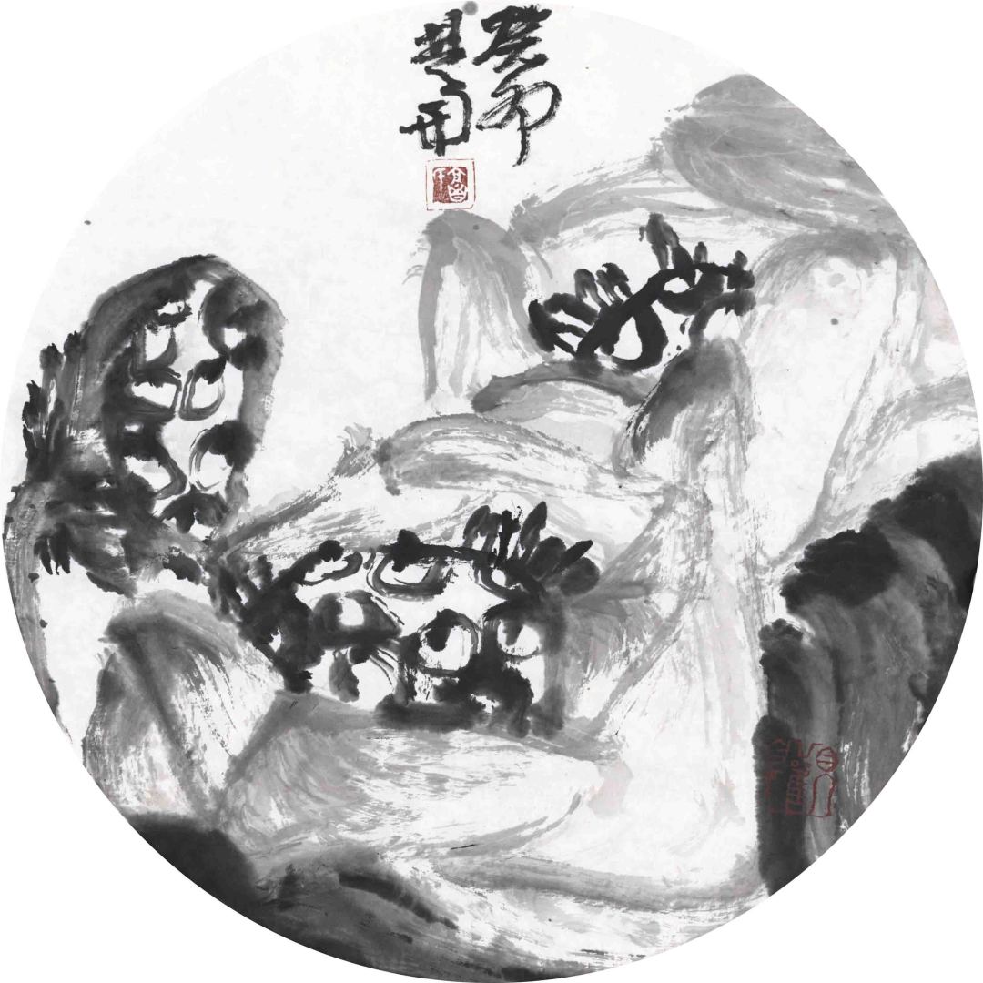 2023年郭楚开-雄浑之四-直径38cm小图