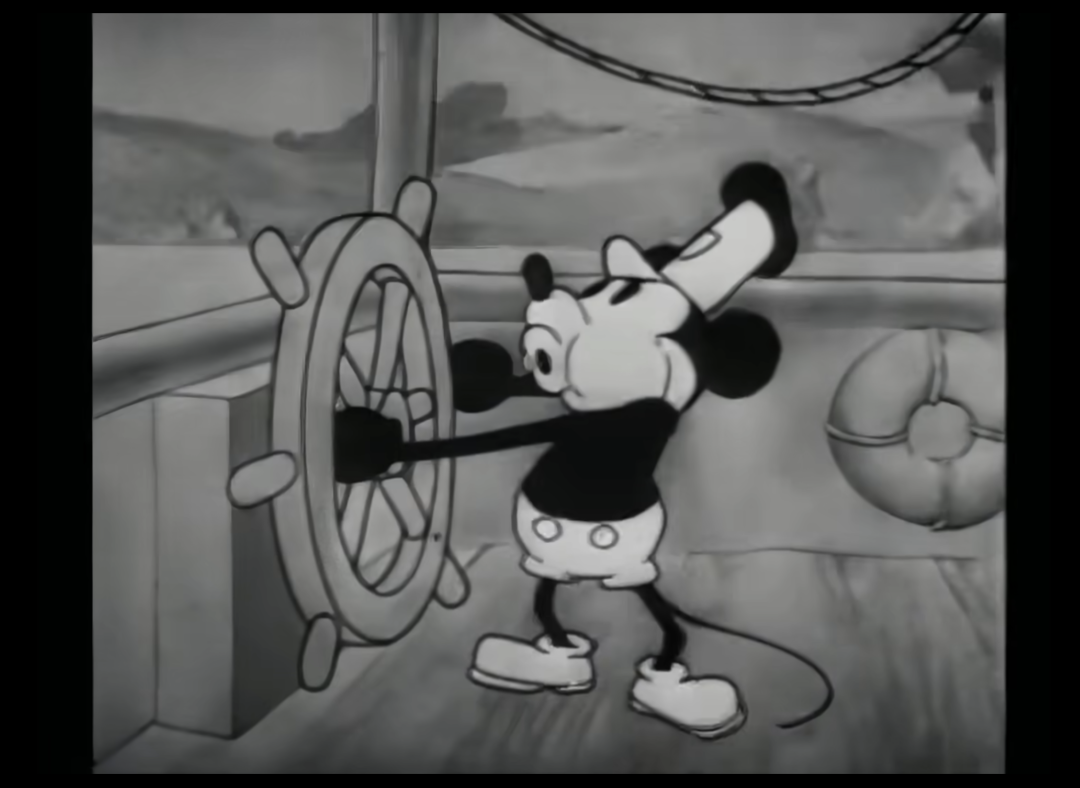 《威利号汽船》里的米老鼠形象