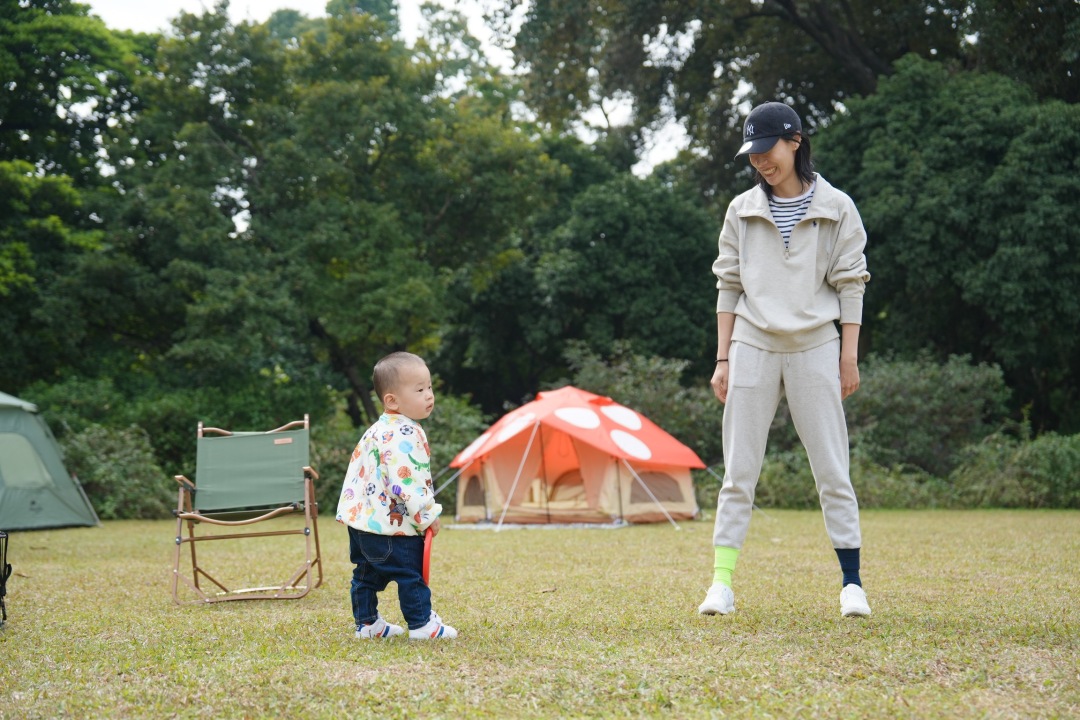 芝芝去年与丈夫分开过年