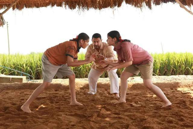 ▲电影《摔跤吧！爸爸》剧照