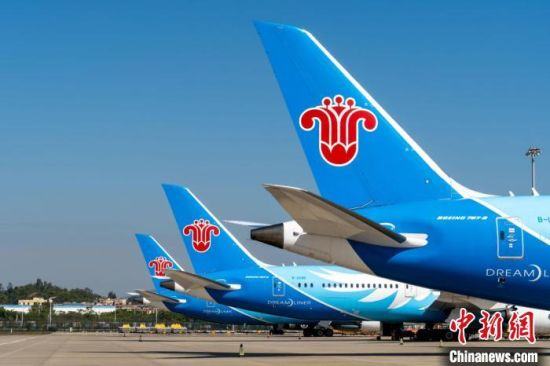 南航客机。南方航空 供图