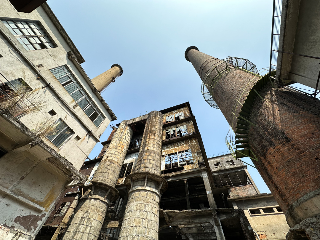 紫泥堂创意园内原紫坭堂厂热电车间遗址。胡瀛斌 摄