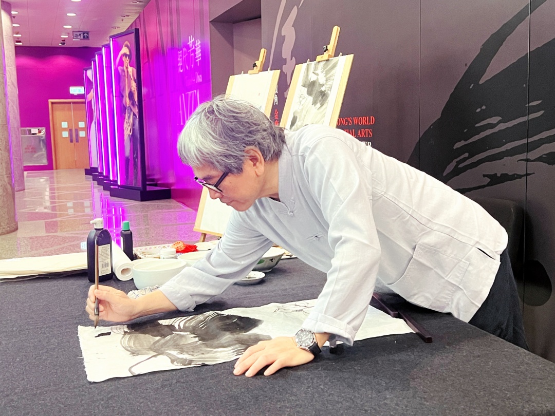 陈荣森现场作画示范2