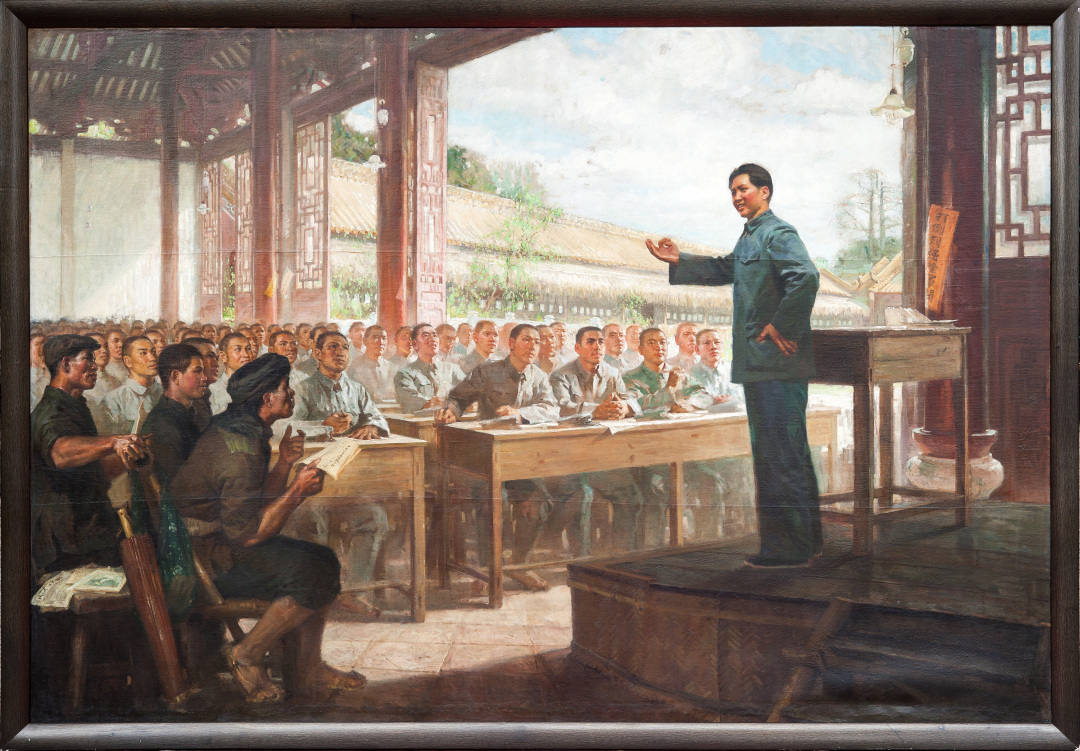 《毛主席讲授〈中国社会各阶级的分析〉》.jpg 《毛主席讲授〈中国社会各阶级的分析〉》.jpg