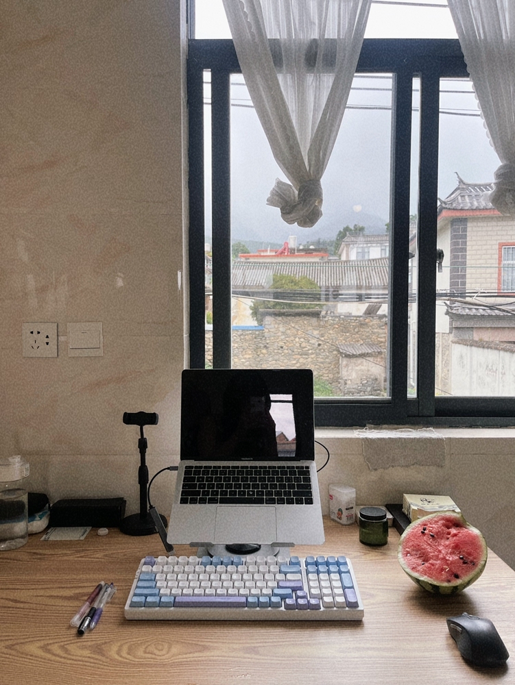 君君在大理当地的工作环境