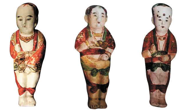 倪明-宋代红绿彩瓷磨喝乐-FZ102812397461