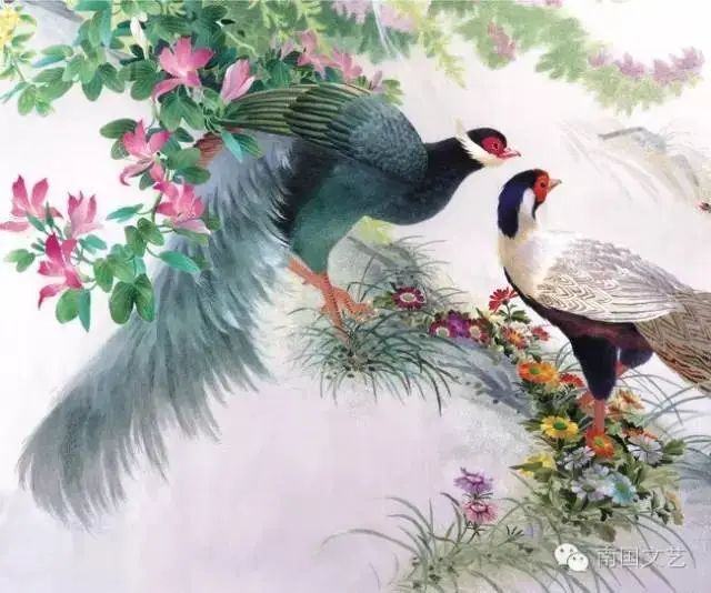 广绣《岭南锦绣》(局部)