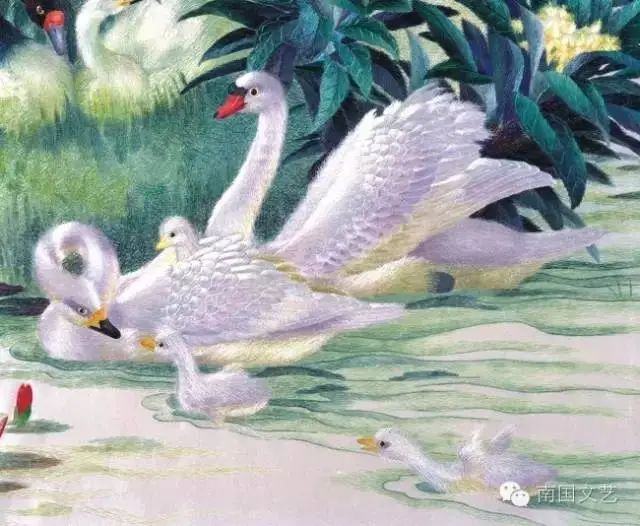 广绣《岭南锦绣》(局部)2