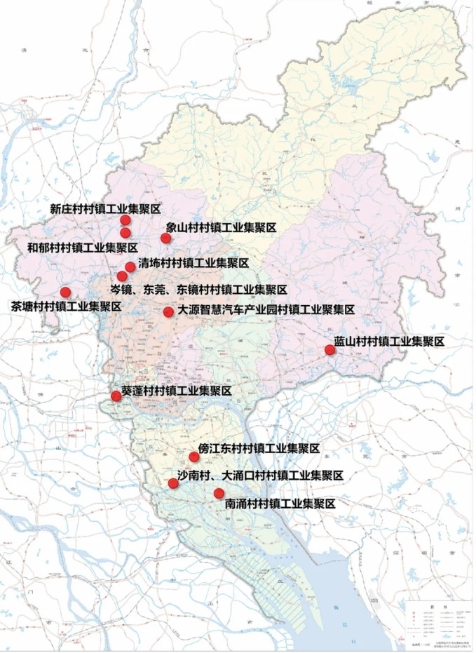 12个试点项目空间分布图