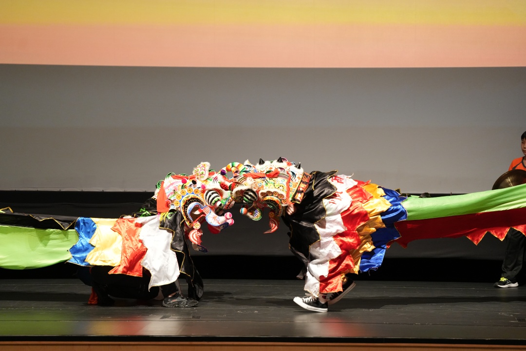 西贡坑口客家舞麒麟表演