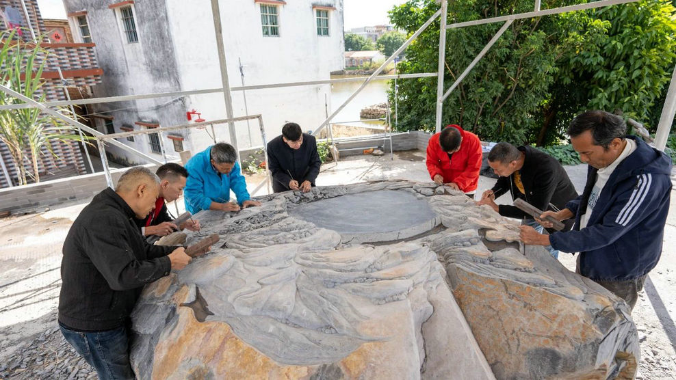 重达20吨的“东坡砚源”，将在2025年春节前完工