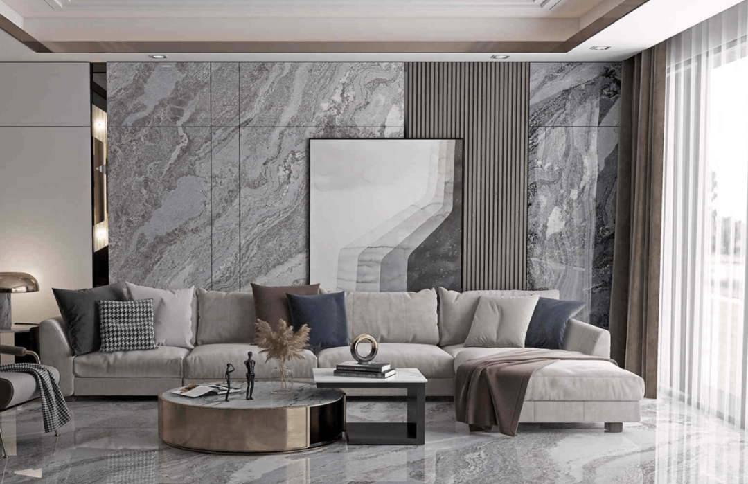 大角鹿瓷砖。受访者供图