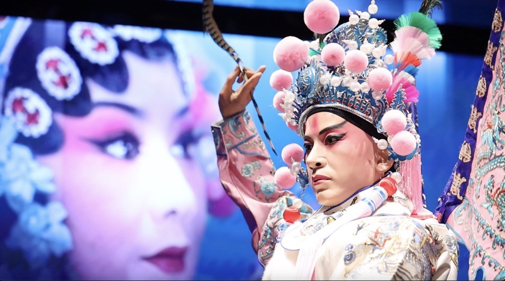 A wax figure of a 