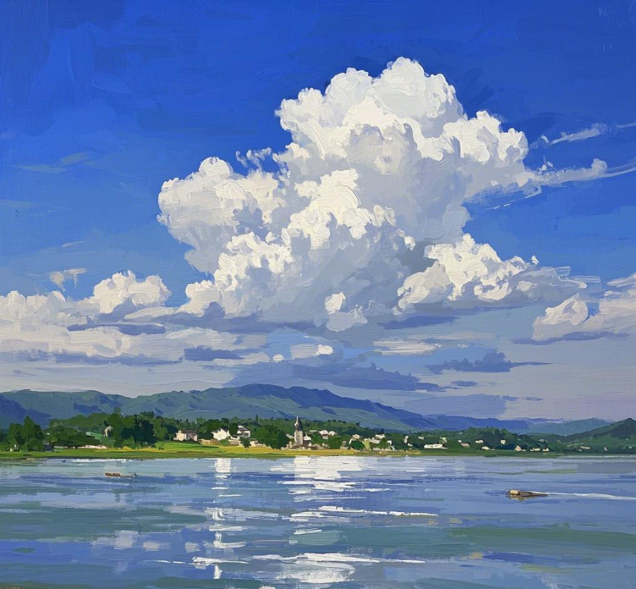 生成油画风格天空.png