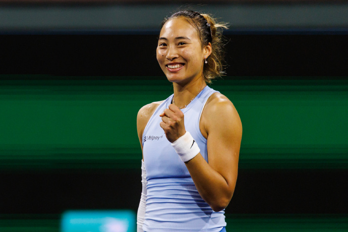 郑钦文出战迈阿密赛。