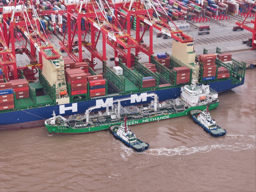 国产绿色甲醇首次实现批量加注