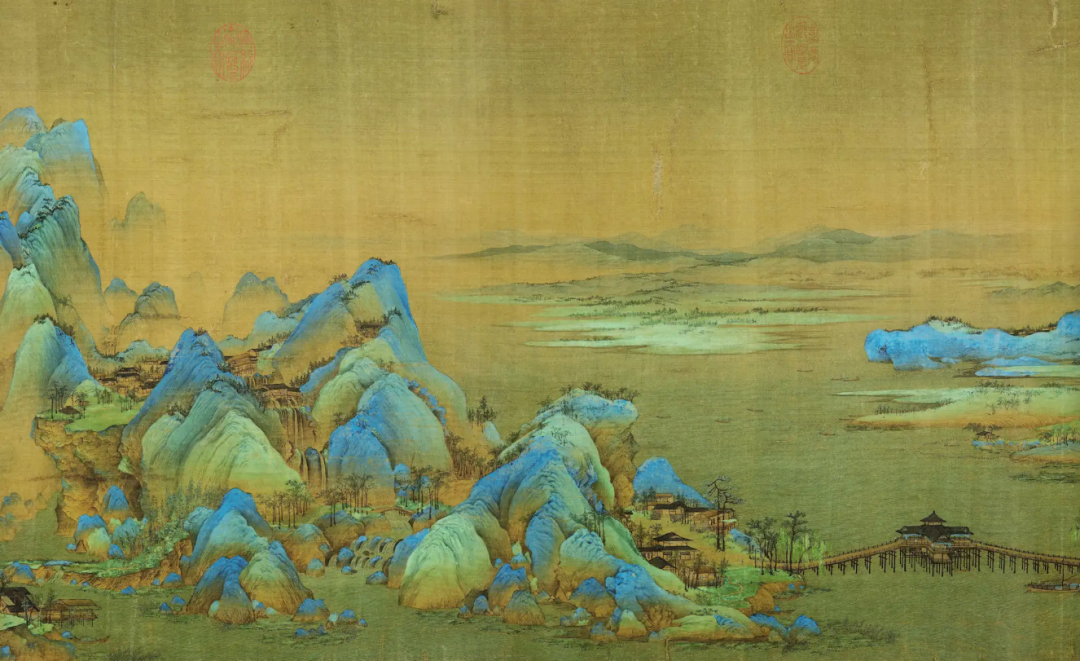 《千里江山图》局部