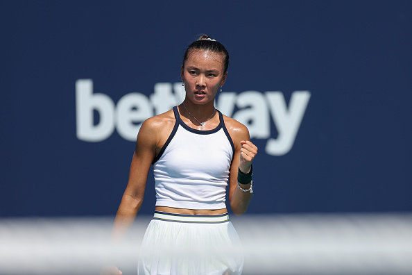 袁悦闯过迈阿密赛首轮。