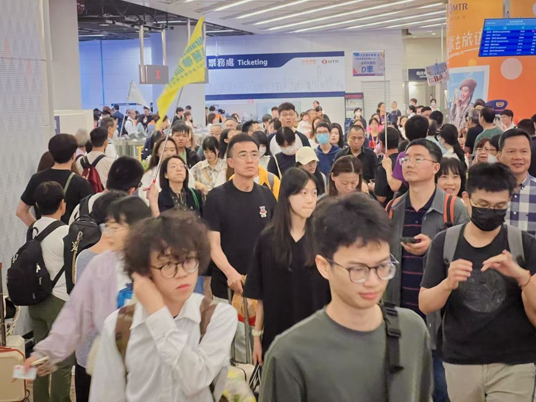 去年五一访港旅客1