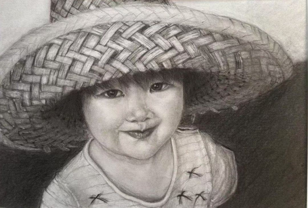 17.素描《戴草帽的女孩》唐小威_.jpg 17.素描《戴草帽的女孩》唐小威_.jpg