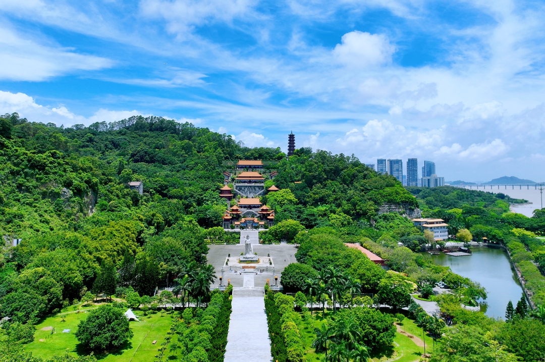 莫伟浓20240927航拍南沙 南沙天后宫