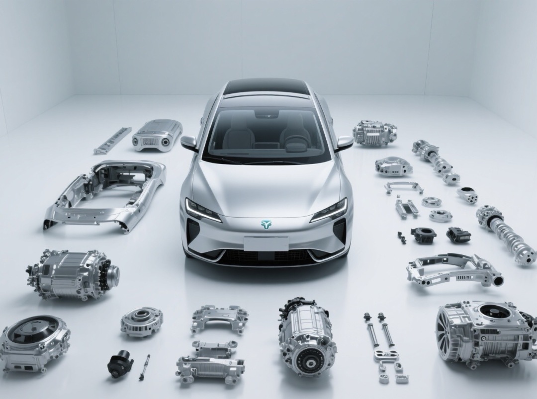 AI图 退市的新能源汽车配件难寻、元件难找