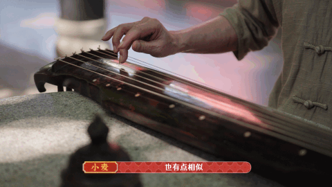 老师抚琴