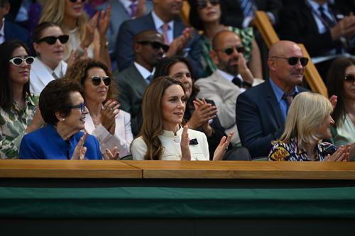 凯特王妃现场观赛。