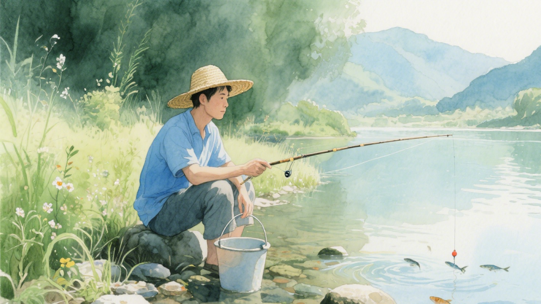 生成油画风格荷花 (1)