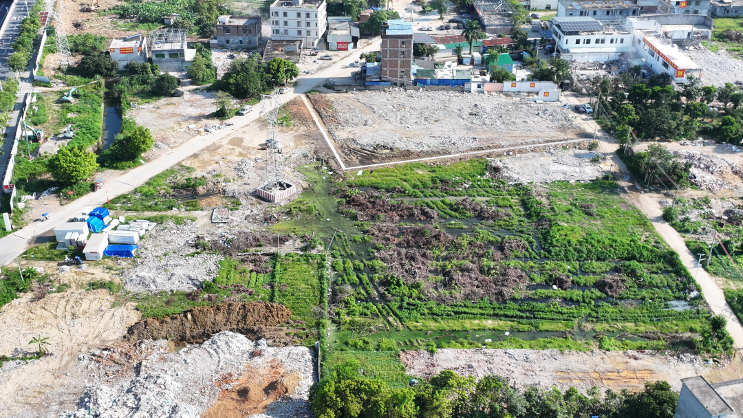 复建住宅区清拆后。通讯员供图