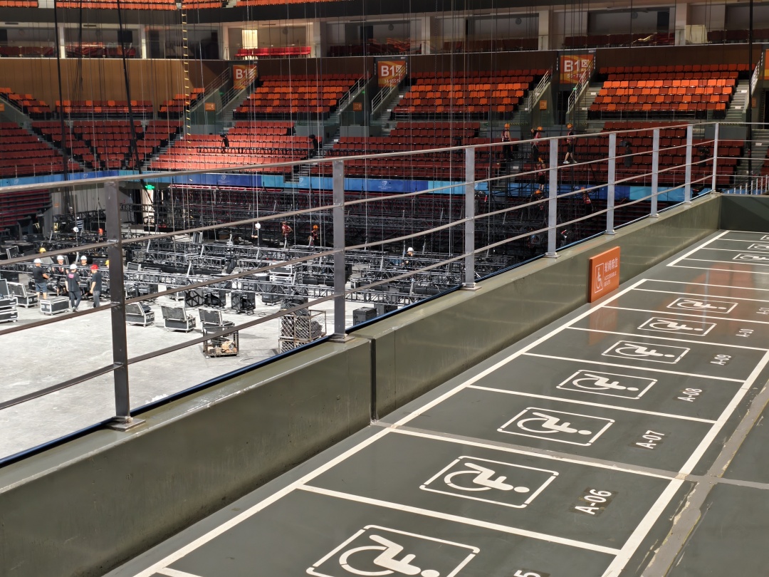 深圳湾体育中心内场。