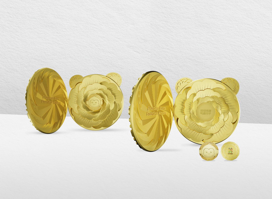 奖牌完美诠释了“分享”的核心理念