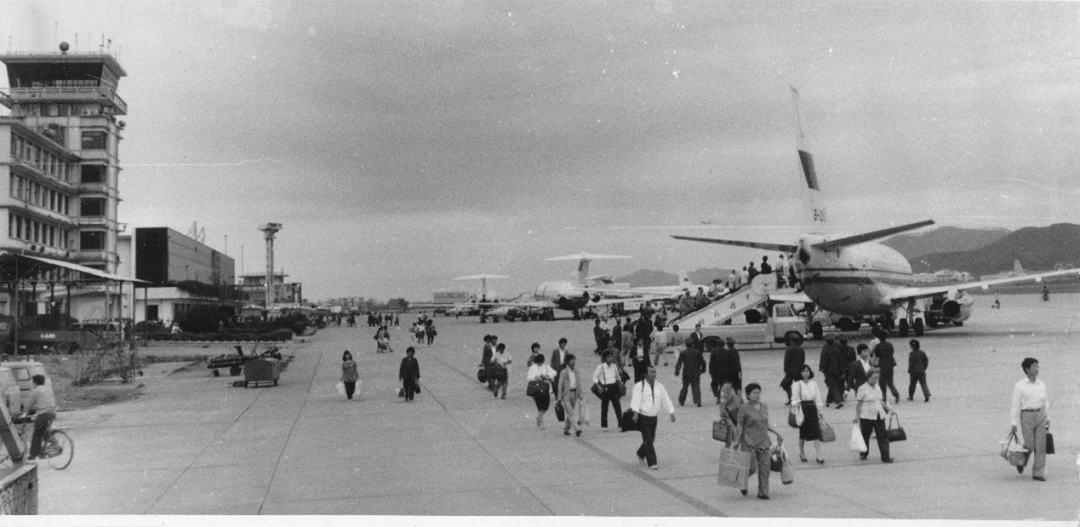 1997年的广州白云国际机场。