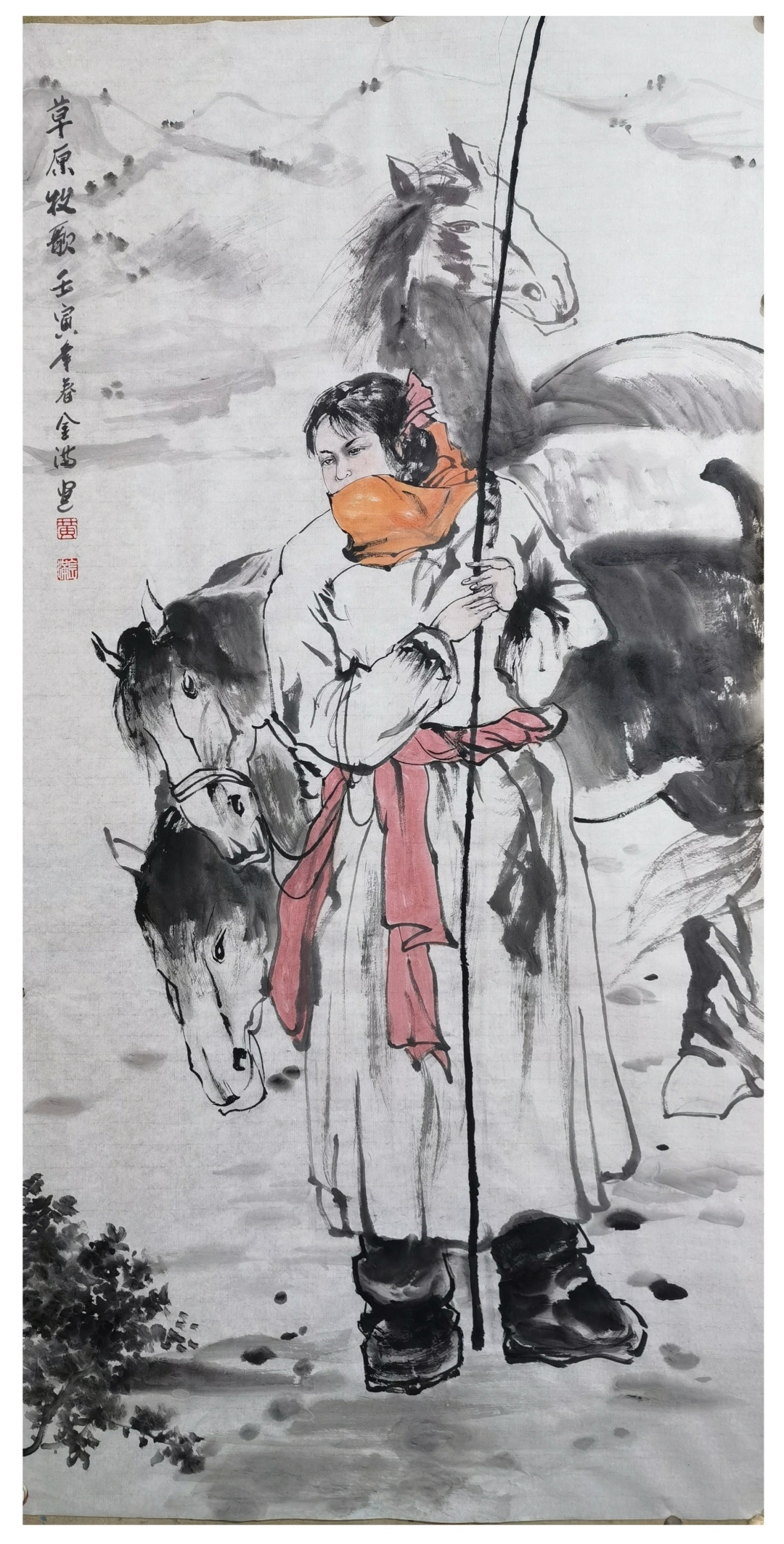 2黄金满(草原牧歌)国画.jpg 2黄金满(草原牧歌)国画.jpg