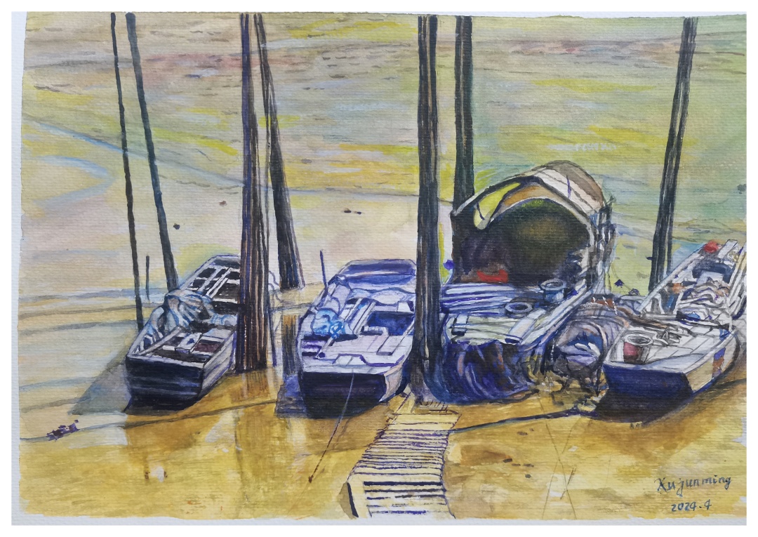 20徐君铭(金色的滩涂)水彩.jpg 20徐君铭(金色的滩涂)水彩.jpg