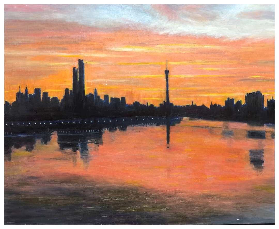 21钟建红(珠江晨曦)油画.jpg 21钟建红(珠江晨曦)油画.jpg