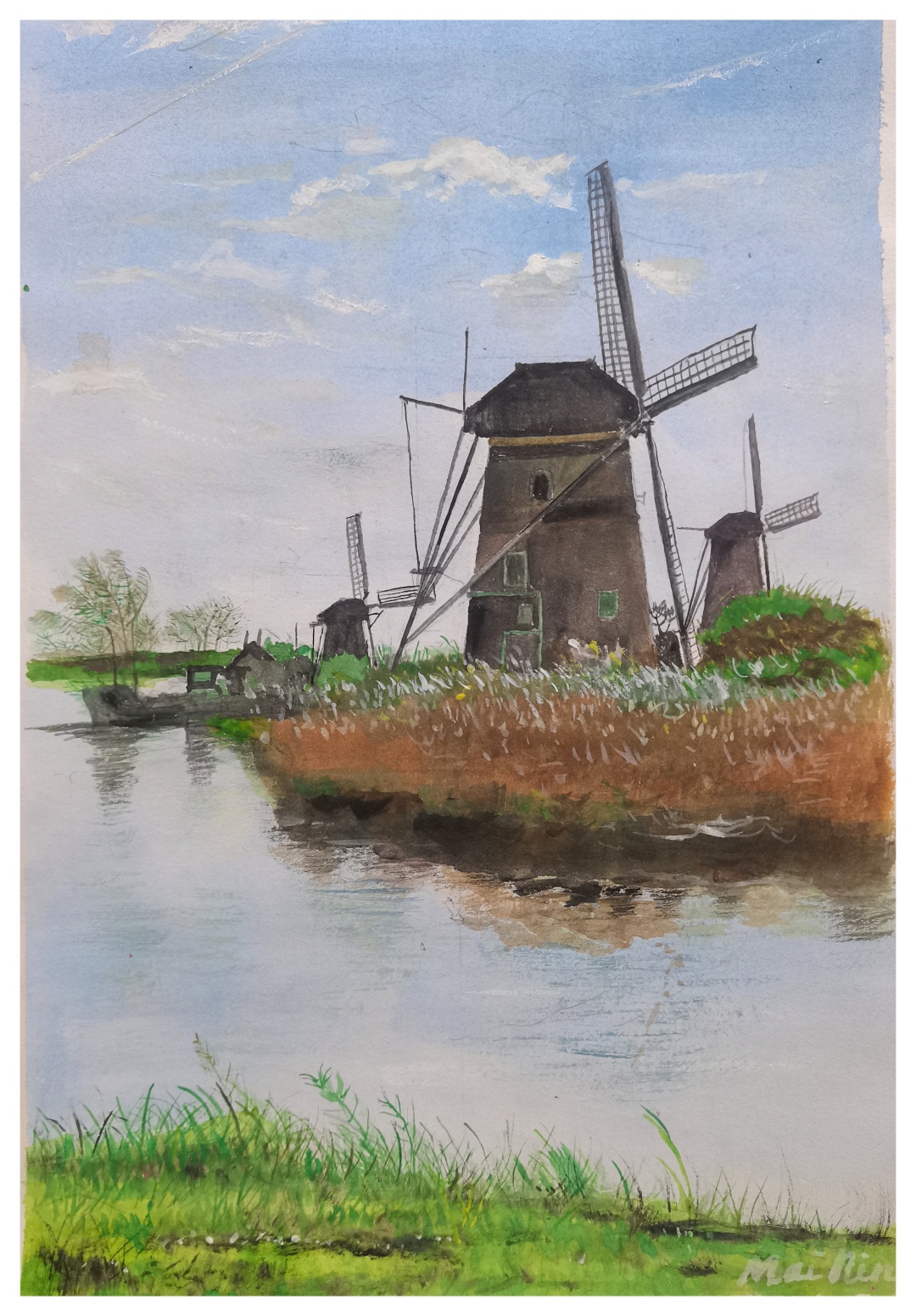 24麦宁(荷兰风光)水彩.jpg 24麦宁(荷兰风光)水彩.jpg
