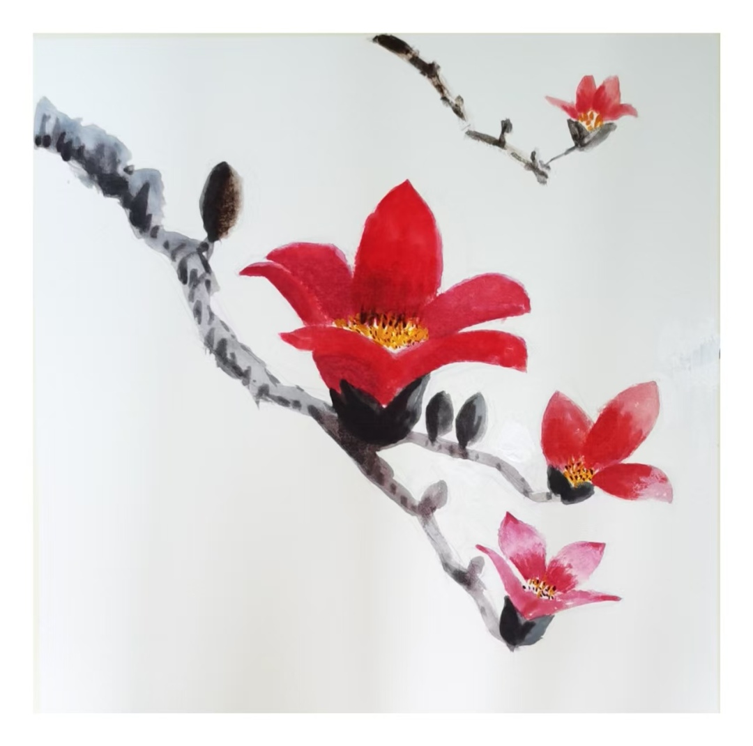 30李伯雄(木棉花)彩墨.jpg 30李伯雄(木棉花)彩墨.jpg