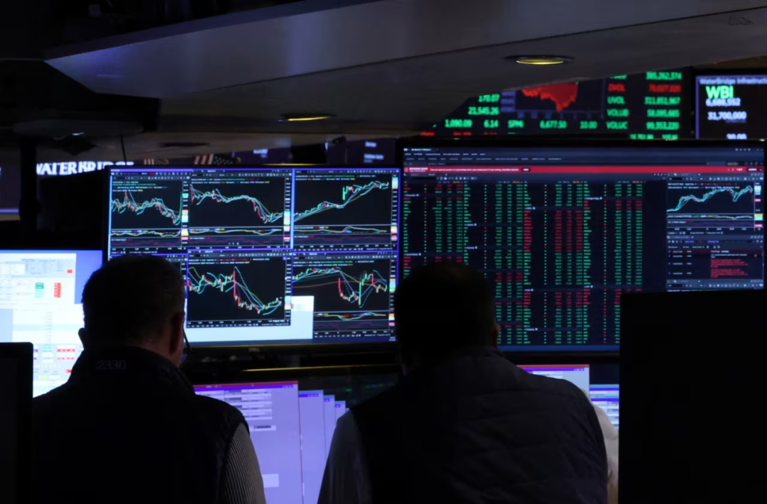 美股市场。图源:央视新闻