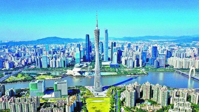 珠江两岸 广州塔 广州日报新花城记者:莫伟浓