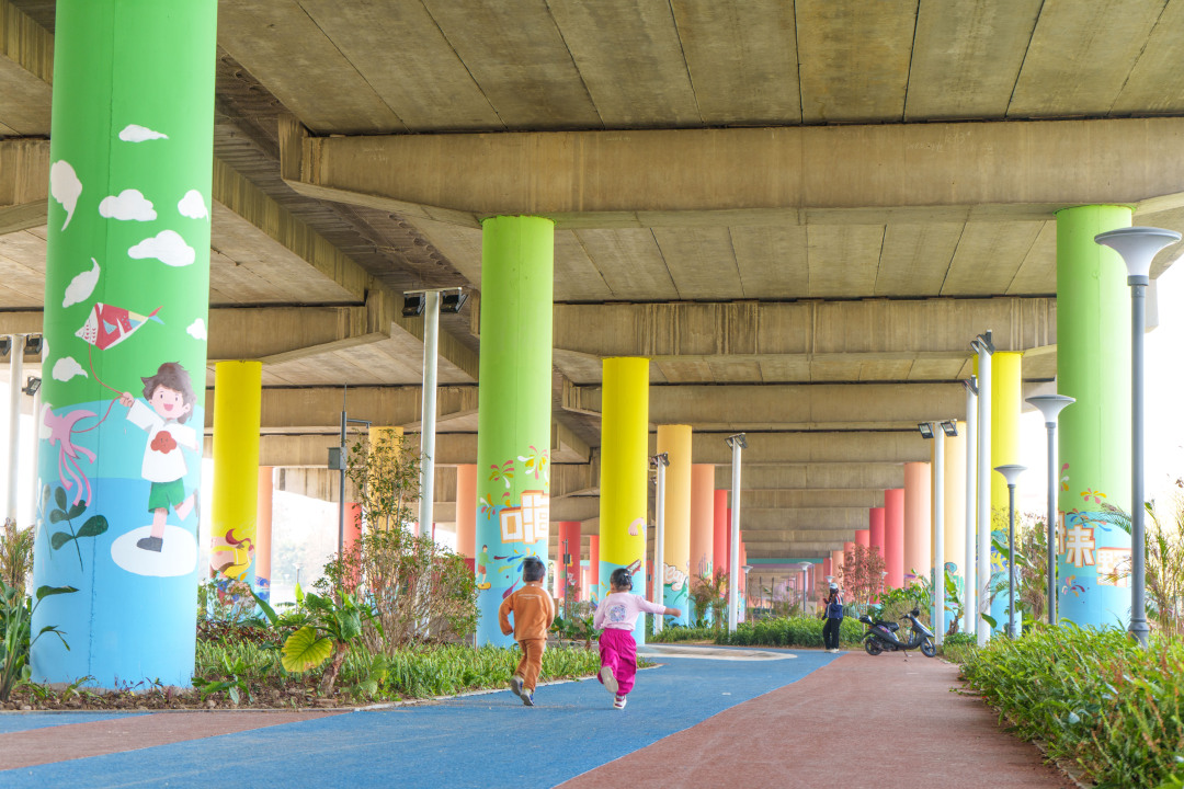 活力长廊改造后