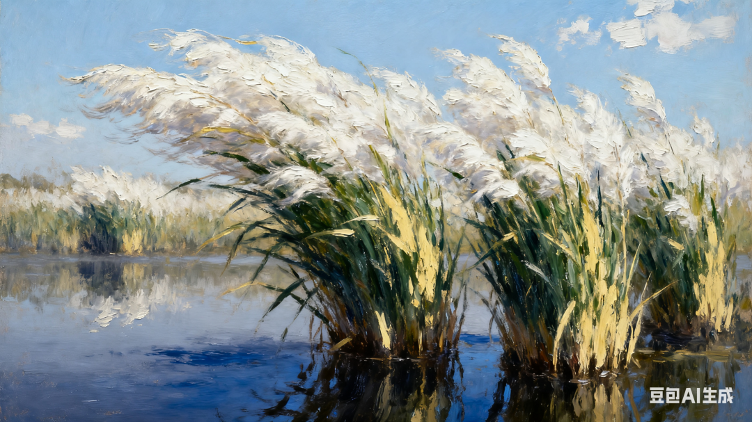 芦苇油画生成