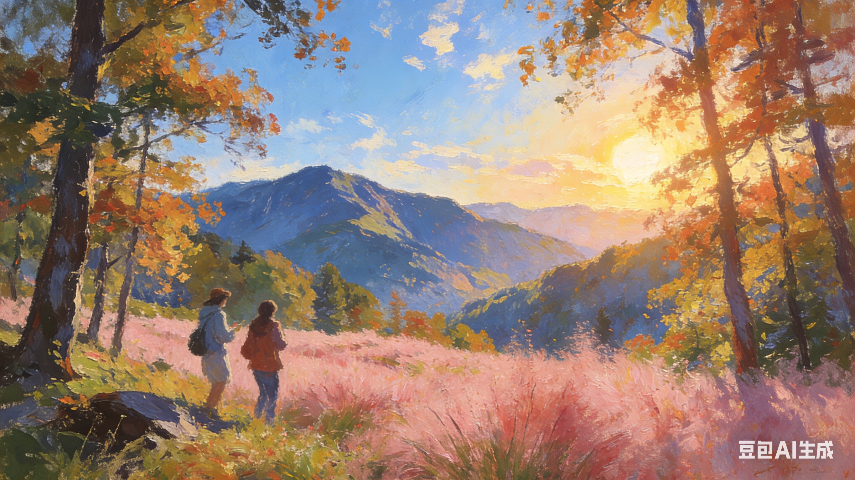 秋日浪漫粉黛子