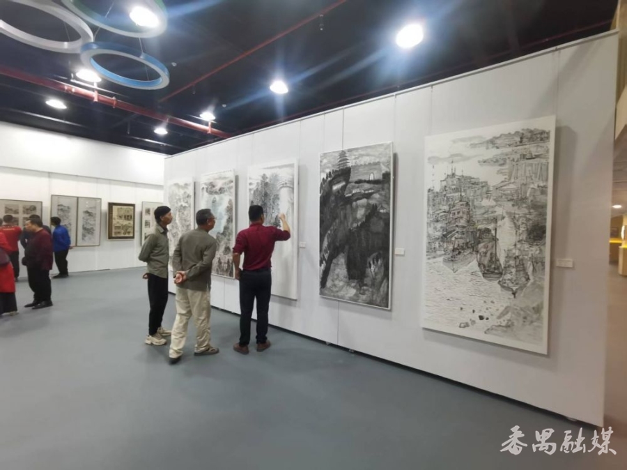 笔墨绘乡韵,美育启新程!番禺乡村美育写生创作年度大展启幕