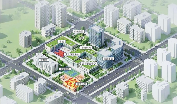 社区综合体示意图